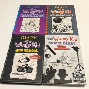 Diary of a Wimpy Kid Set of Assorted Books